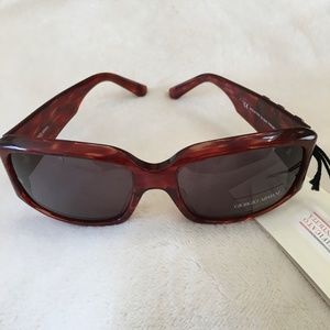 GIORGIO ARMANI Women’s Logo Wrap Sunglasses GA 432/S Flawless!